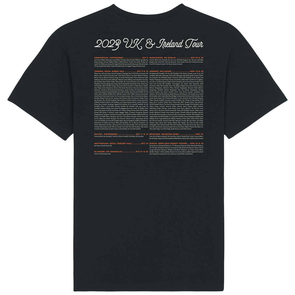 Off Menu 2023 UK &amp; Ireland Tour T-Shirt